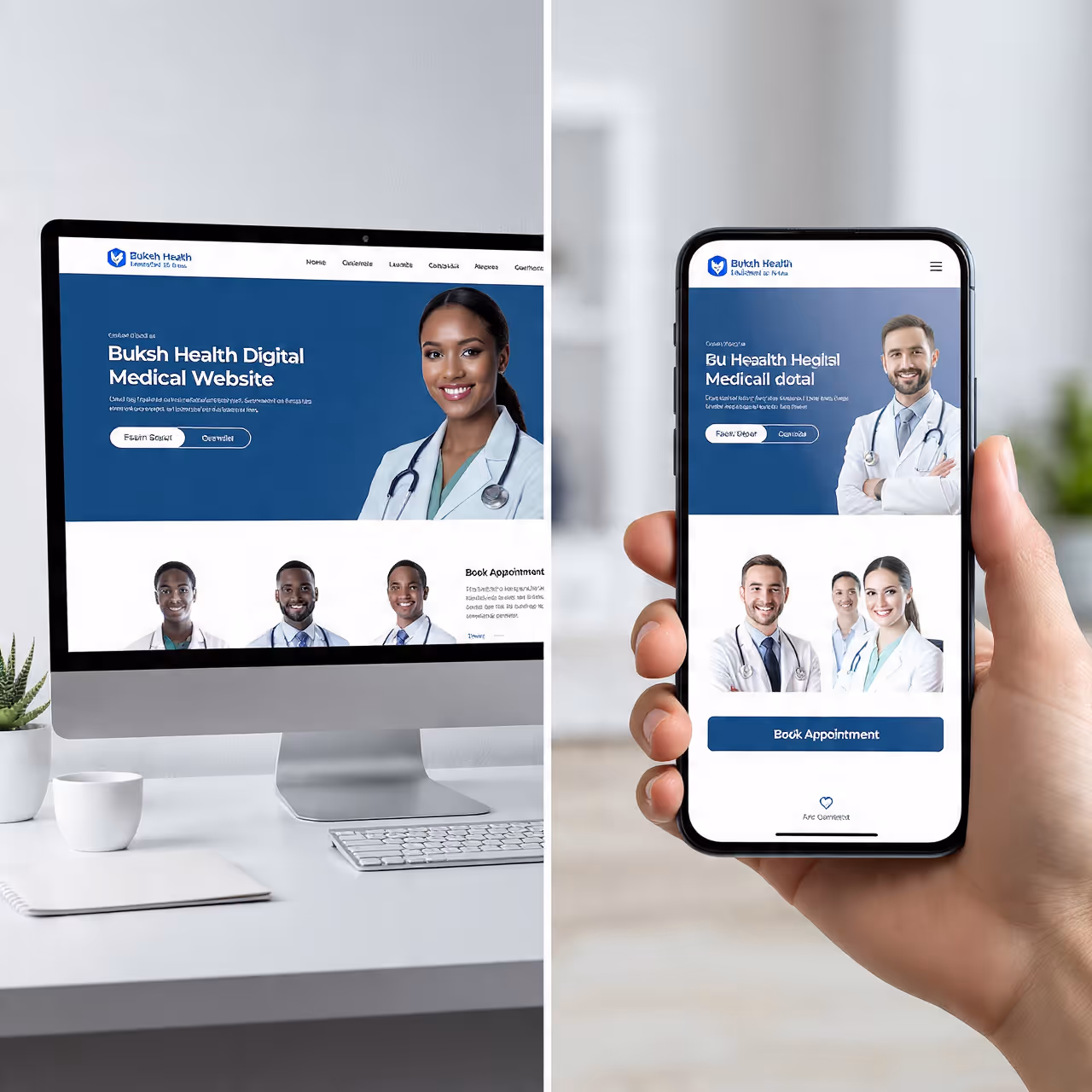 Audiology Clinic Website Development web freelancer