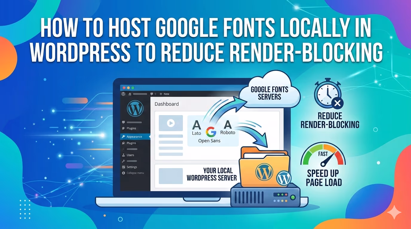 How to Host Google Fonts Locally in WordPress to Reduce Render-Blocking