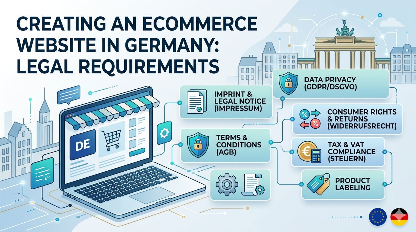 Creating an Ecommerce Website in Germany: Legal Requirements