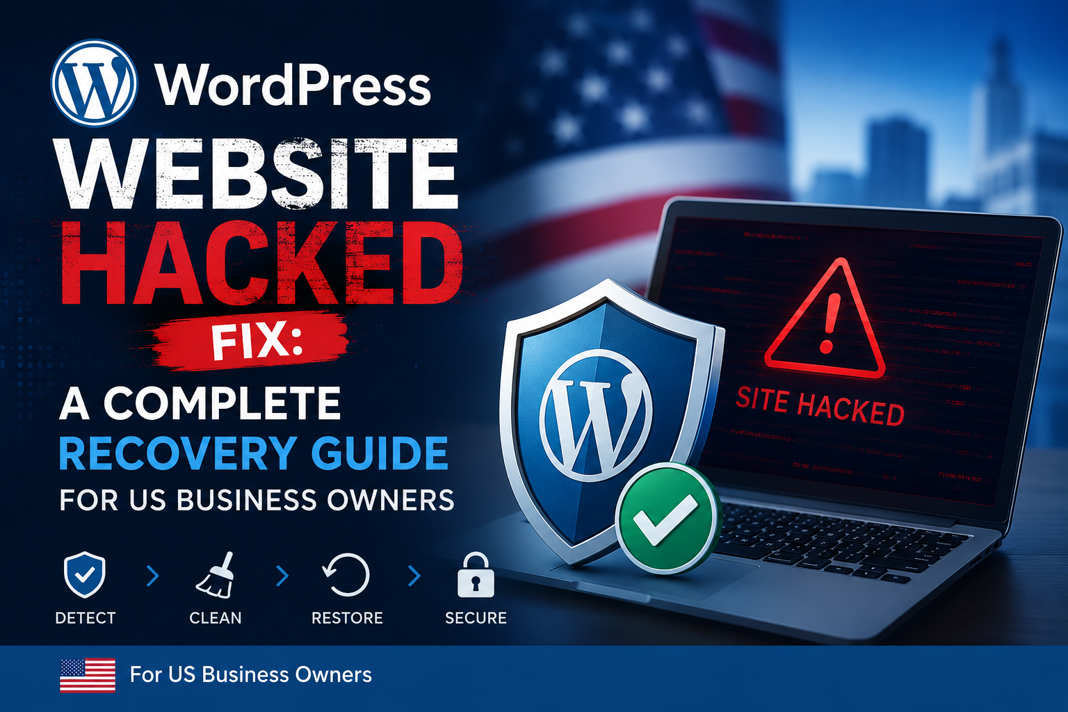 WordPress malware removal service United States, US businesses